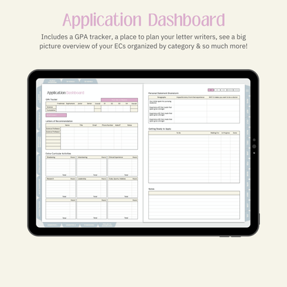 24-25 Daily Premed Digital Planner