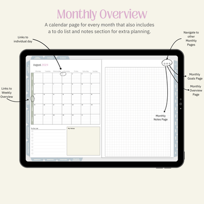 24-25 Daily Premed Digital Planner