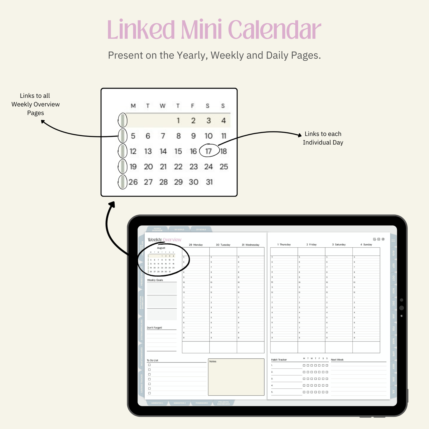 24-25 Daily Premed Digital Planner