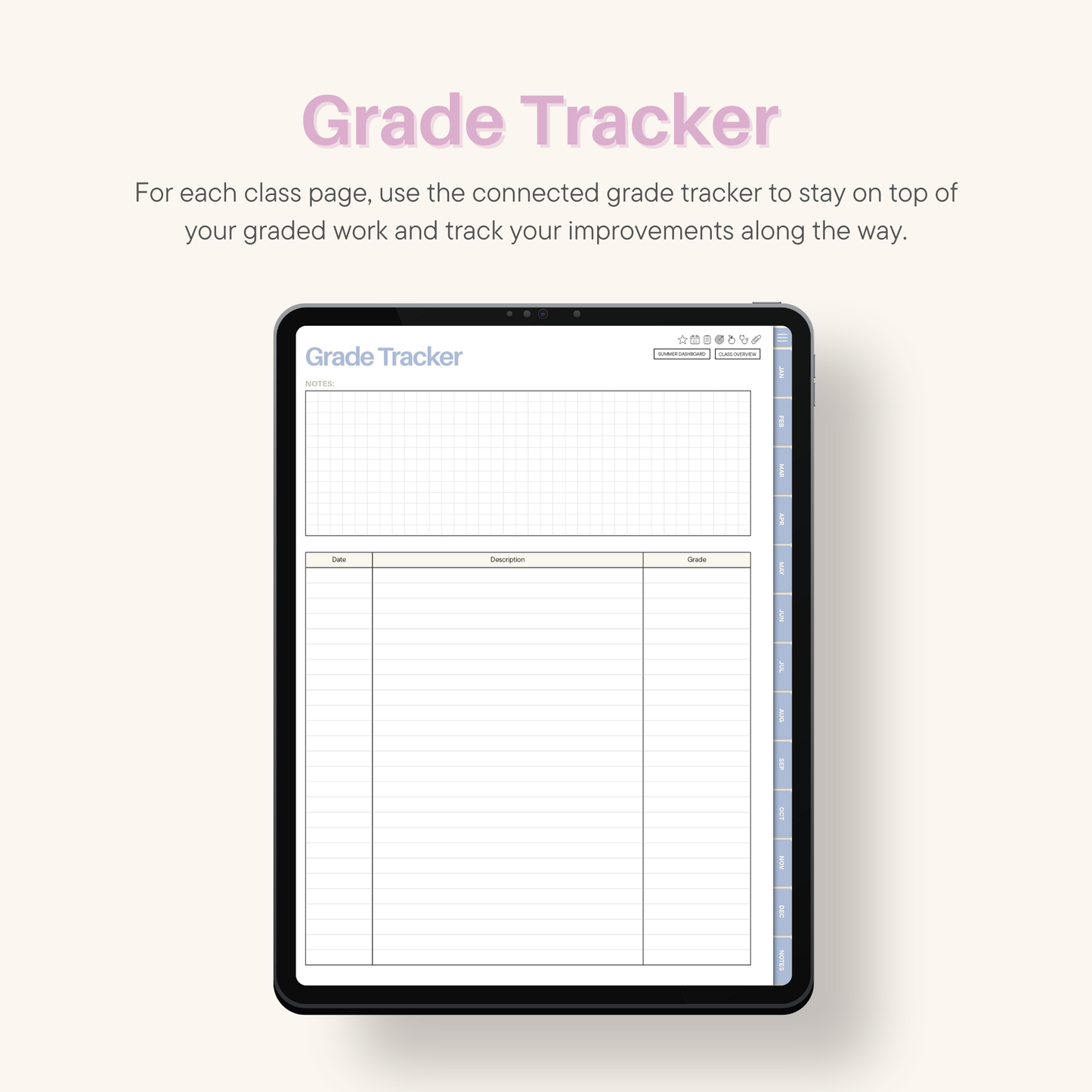2026 Daily Premed Digital Planner