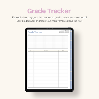 2026 Daily Premed Digital Planner