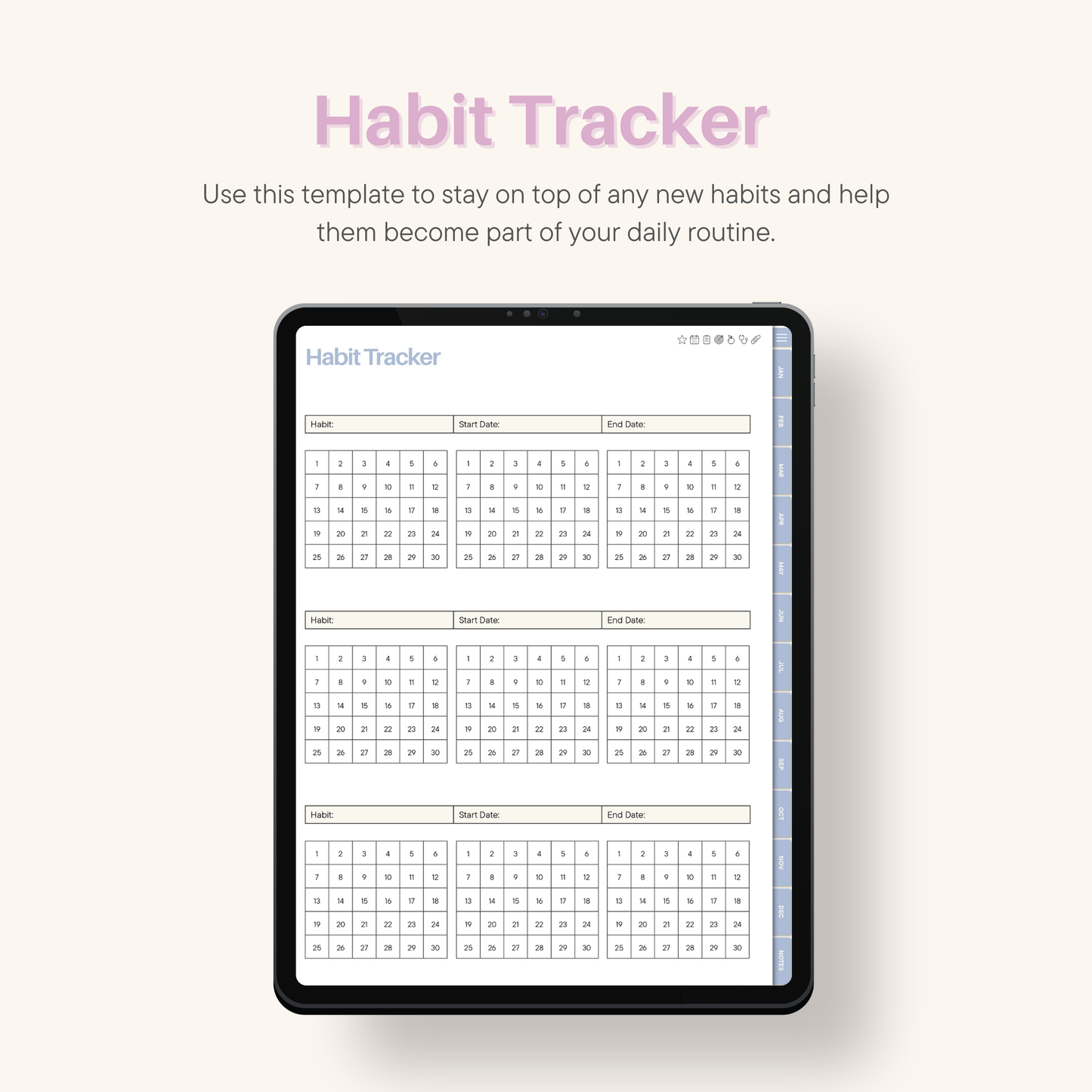 2026 Daily Premed Digital Planner