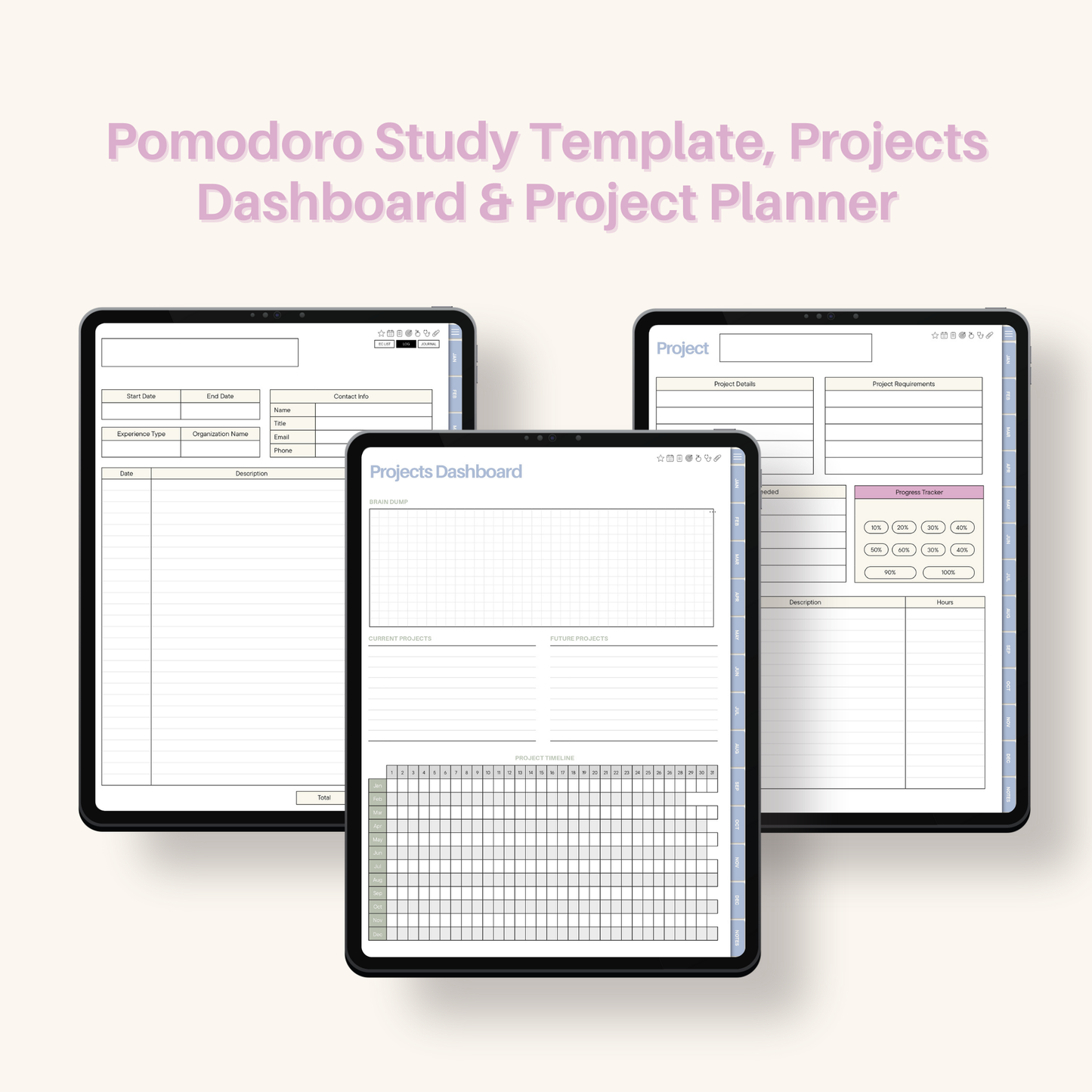 2026 Daily Premed Digital Planner